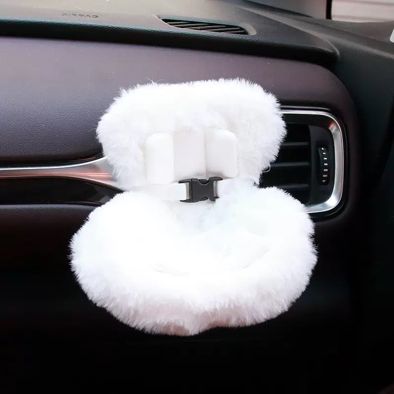 Bubu Seat Cushion for Labubu - Car Air Vent Mount
