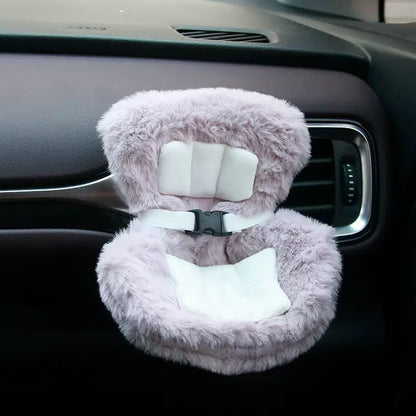 Bubu Seat Cushion for Labubu - Car Air Vent Mount