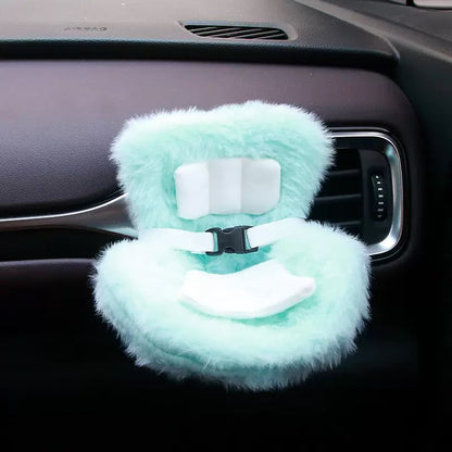 Bubu Seat Cushion for Labubu - Car Air Vent Mount